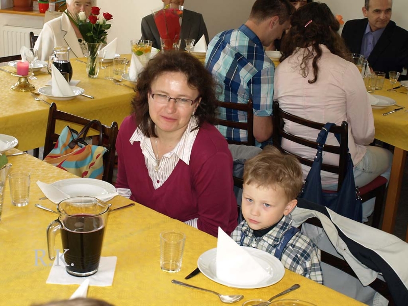 Mše sv. s obědem pro manžele - jubilanty  10. května 2015